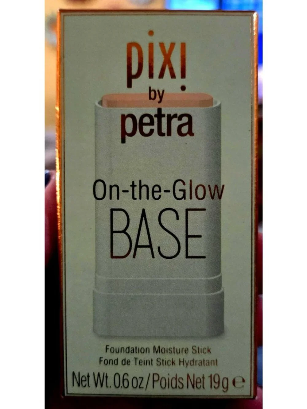 Pixi By Petra On-The-Glow Base Foundation Moisture Stick Beige 0.6 Oz Medium Neu